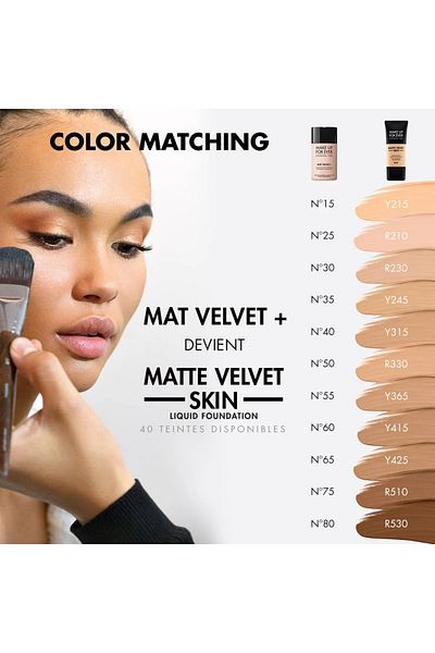 Make Up For Ever Velvet Matte Liquid Foundation Y415 Almond