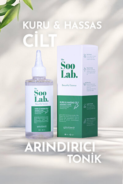 The Soo Lab Kuru ve Hassas Ciltler için Arındırıcı Tonik | Panthenol, Allanto...