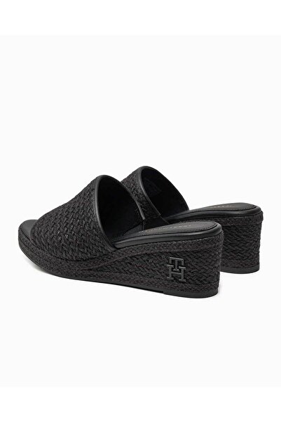 Tommy Hilfiger Rope Wedge Topuklu Sandalet