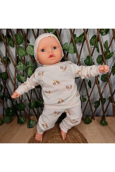 KIPIRIK BABY Copy - 3-Piece Baby Child 2 Thread Hat Set