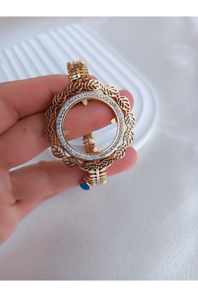 EMKSHOP TAM ALTIN UYUMLU ÇELİK KELEPÇE BİLEKLİK