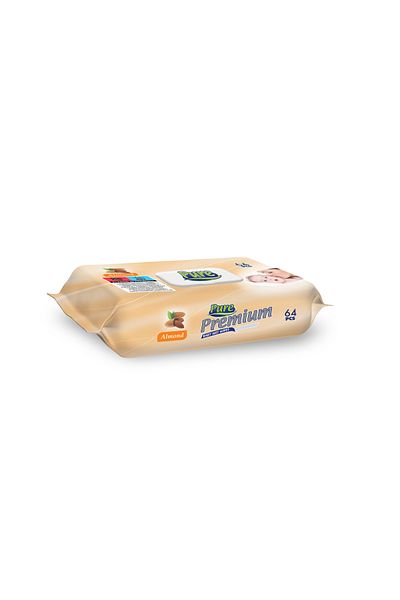 Pure Servetele umede cu capac Pure Premium, 64buc/pachet