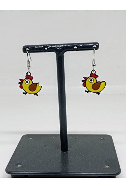 mama india alaçatı Fun Series Design Chicken Young Girl Children's Colorful E...