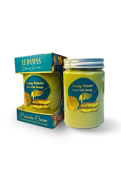 Le Damas Sweets Pistachio Cream Butter with Kunfa