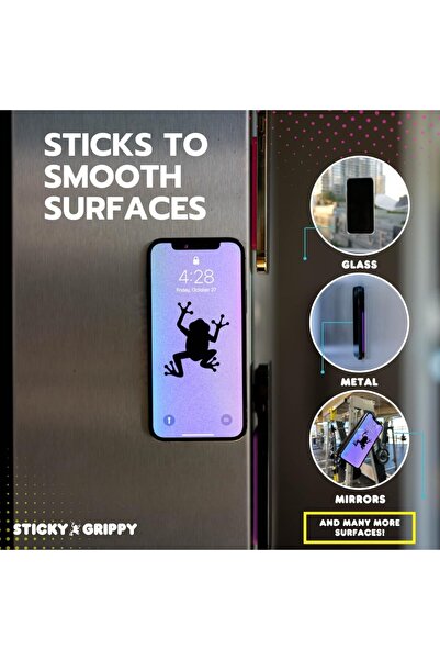 AWEI Silikon Vakumlu Telefon Tutucu, Cep Telefonu için Tutacak, Telefon Arkası Silikon Vantuz Güçlü Tutuş