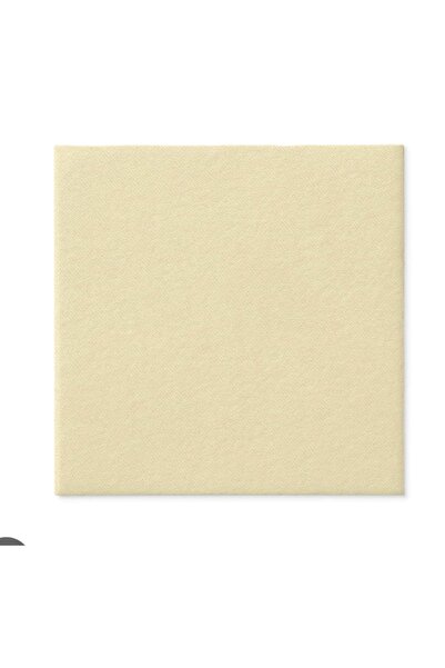 alenked Airlaid Cream Fabric Textured 40X40 cm 1/8 12 Pieces