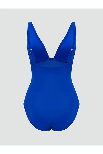 LC Waikiki Costum de baie albastru pentru femei cu tampoane detașabile