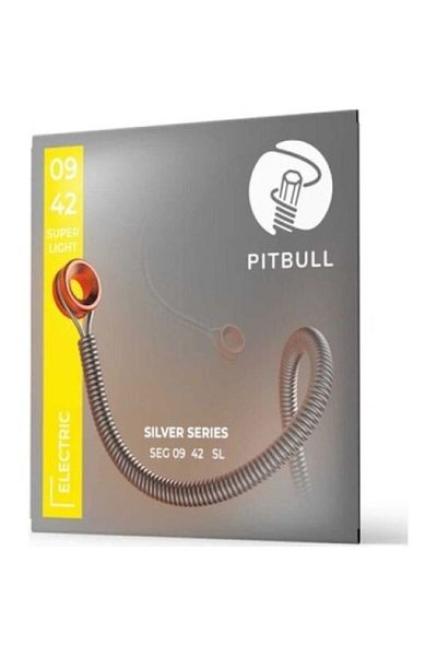PİTBULL Pitbull Strings Silver Series Electric Guitar Set String SEG 09-42 SL Super Light Nickel Alloy
