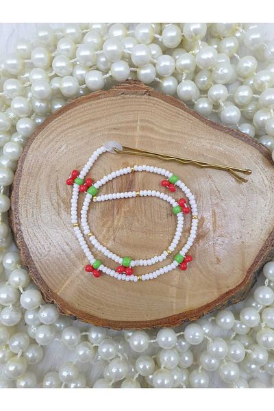 HAPPY HANDMADE Cherry Hair Bead/Buckle/New Trend/Gift