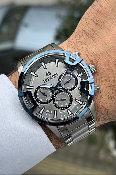 Homies Men's Wristwatch with Gift Box and Bracelet Gift