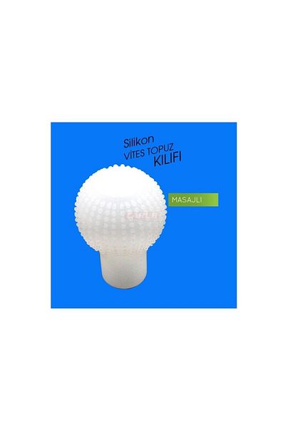 YAVAS OTO Gear Shift Knob Cover Silicone Slot Massage Transparent