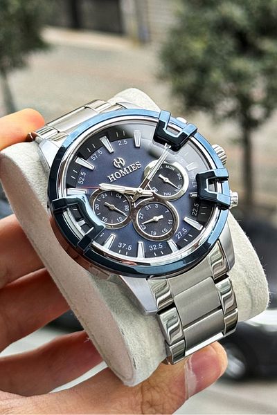 Homies Men's Wristwatch with Gift Box and Bracelet Gift