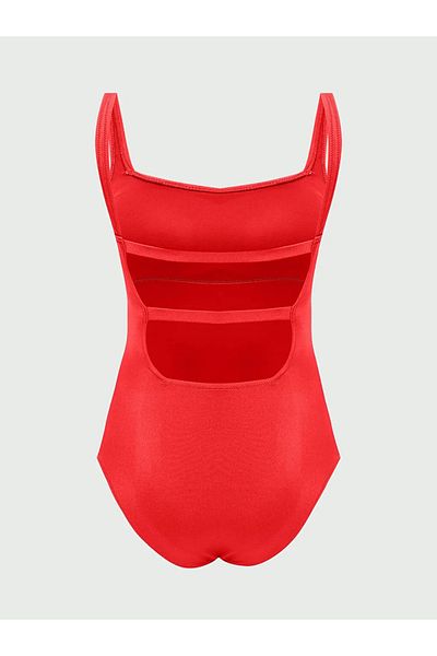 LC Waikiki Lcw Dream Women's Swimsuit with Removable Pad Red