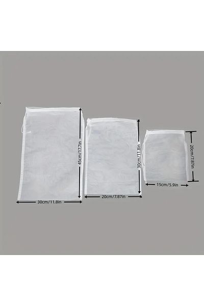 dukart Home Ultra-Thin Bag Drainer, Extra Small Size, Milk, Fruit, Coffee Drainer, Yogurt Pouch 15X20Cm
