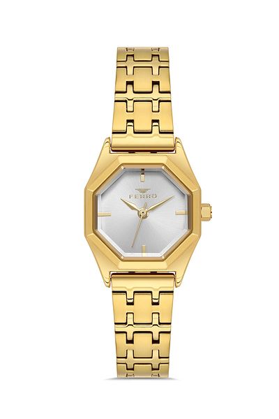 FERRO Yellow Steel Cord Women Wrist Watch Fl43019A-B