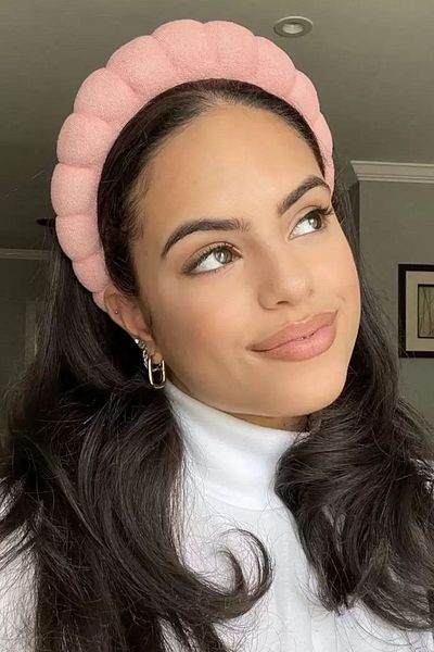 Stone Family عصابة شعر سالمون كولور سبا – تاج منشفة ناعم