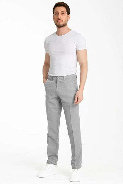 Güray Store Men's Classic Cut Linen Trousers