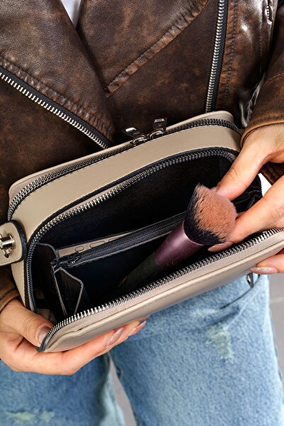 H&D COLLECTİON Geantă de mână și de umăr foarte elegantă, sezon nou, curea lungă, 3 compartimente 1427