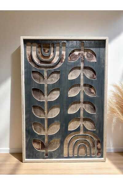 CIGILWOOD BOHEMIAN IVY Ahşap Bohem Tablo