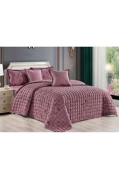 Moon Summer double bed quilt set, light microfiber filling, size 230*250 cm