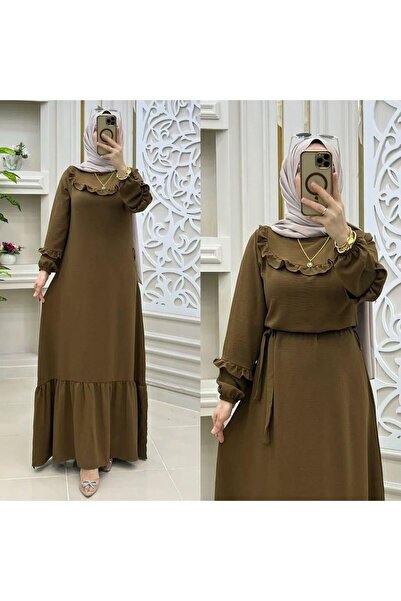 wesatex Kadın Tesettür Aerobin Kumaş Kırışmaz  Gündelik Rahat Giyim145 cm Boy...