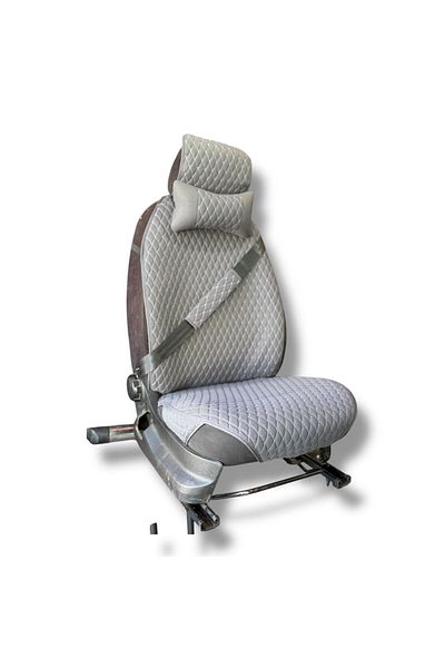 özgüven oto giyim Car Seat Cushion Set 3 in 1 Cushion+Pillow+Belt Pad 6 Colors Option Is for 2 Front Seats