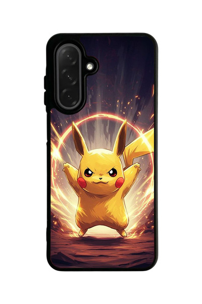 Aksel Kılıf حافظة سوداء غير لامعة متوافقة مع هاتف Samsung Galaxy A36 – سيليكو...