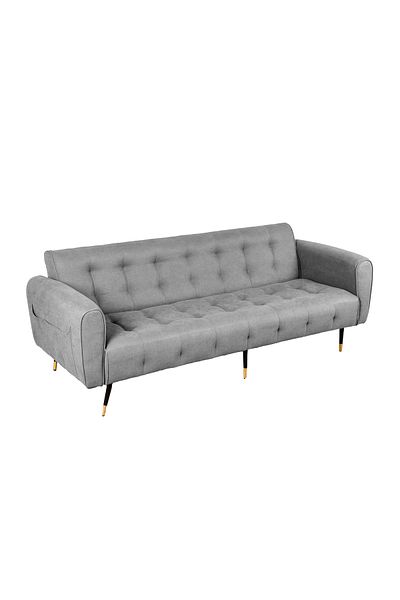 BACK COMFORT SleepEase Linen Sofabed – Convertible 2in1 Couch & Bed