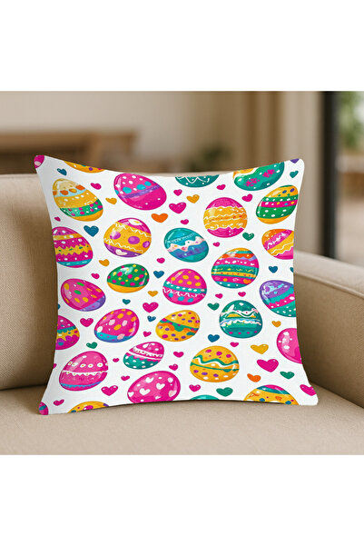 TURKISHRUG KINGDOM غطاء وسادة منقوش باللون البيج على الطراز الحديث – مقاس 43 ...