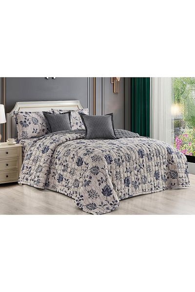 Moon Summer double bed quilt set, light microfiber filling, size 230*250 cm