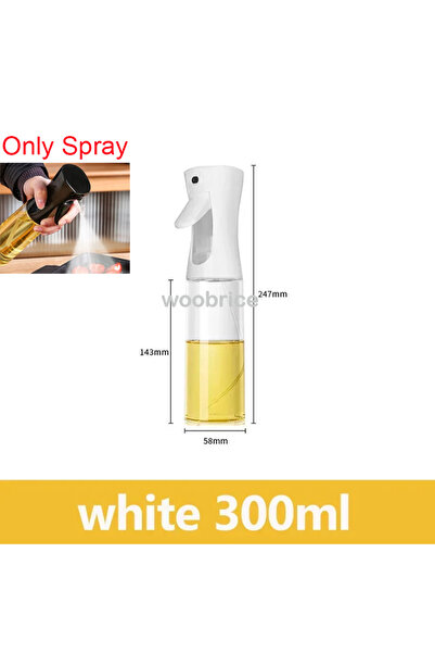 Choice white 300ml-spray 2in1 Kitchen Spray Oil Dispenser Oil Sprayer Polishe...