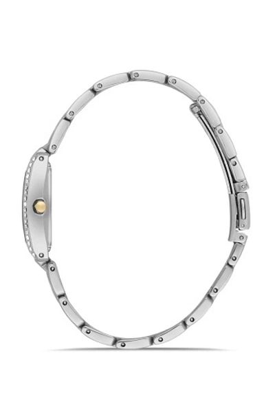 FERRO Yellow and Silver Steel Cord Women Wrist Watch Fl21483A-D