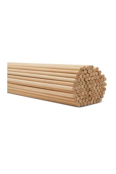 ncy Bamboo Round Wooden Model Sticks 35 Cm 100 Pieces 5 Mm