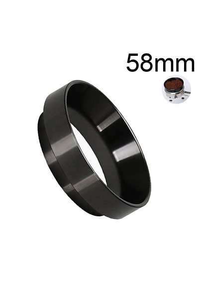 Choice Black 58mm Aluminum Intelligent Dosing Ring For Bowl Coffee Powder Espresso Barista Tool For 51//53/