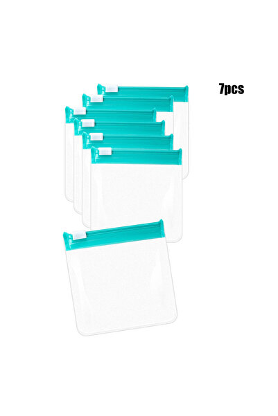 Choice مجموعة أكياس حبوب الدواء الخضراء، 7 قطع، قابلة لإعادة الاستخدام، مزودة...