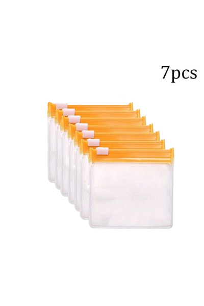 Choice 7 قطع صفراء من أكياس حبوب الدواء، مجموعة أكياس حبوب الدواء القابلة لإع...