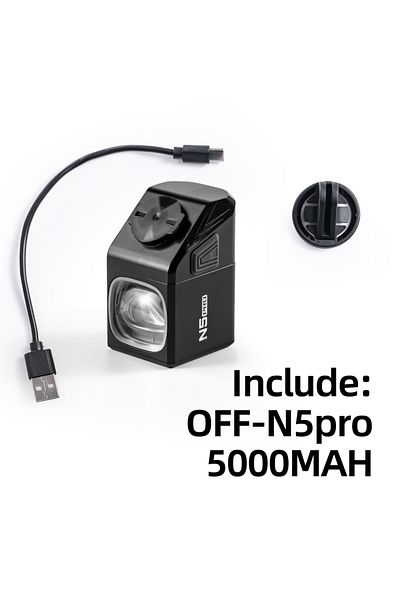 Choice OFF N5PRO OFFBONDAGE Bicycle Light Front 1000Lumen Bike Light 4000mAh Flashlight USB Charging MTB Ro