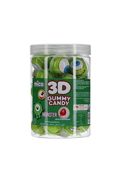 MICO حلوى جيلاتينية ثلاثية الأبعاد - عبوة مونستر 300 غرام