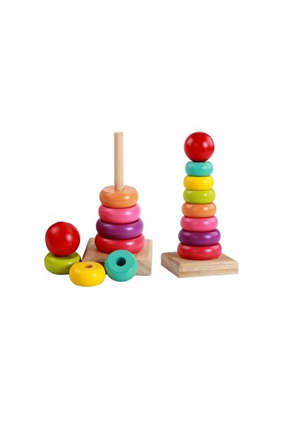 Picodino Jucarie Montessori de stivuire Piramida-Curcubeu