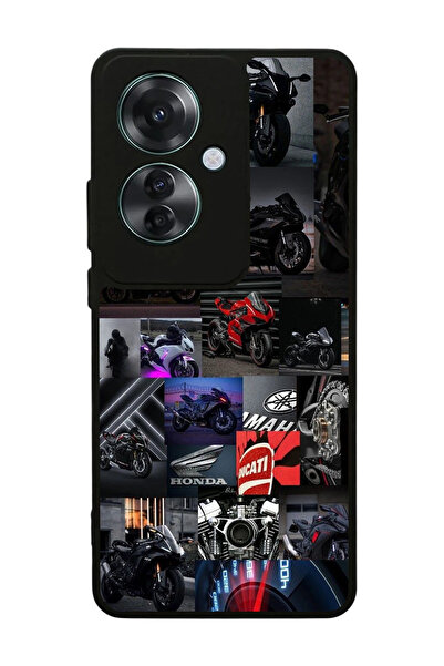 OPPO Reno 11F Uyumlu Mat Siyah Kılıf – Yumuşak Silikon, Koruyucu, Şok Emici K...