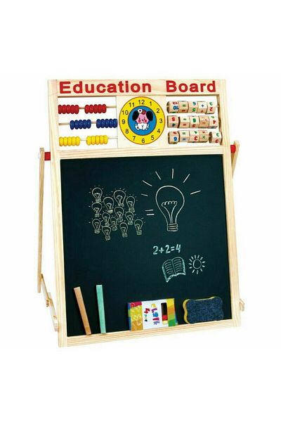 Picodino Set Tabla Multifunctionala Dubla Magnetica cu 2 fete Scris Desenat 26 Litere si 21 Cifre magnetice