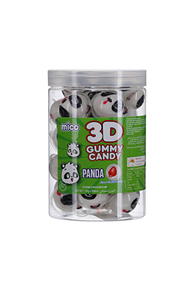 MICO حلوى جيلاتينية ثلاثية الأبعاد - علبة باندا ٣٠٠ غرام