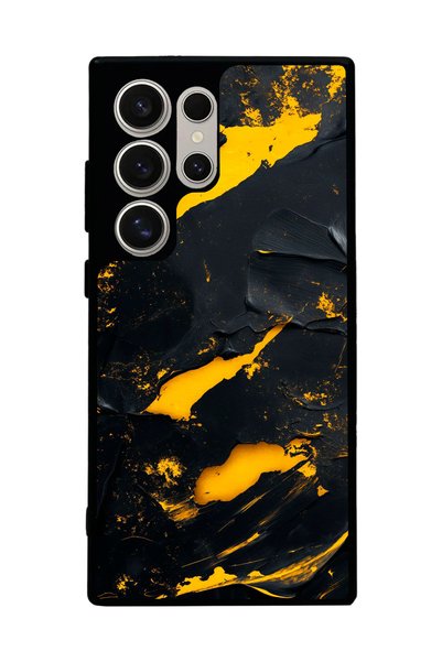 BGAKSESUAR Samsung Galaxy S24 Ultra Compatible Matte Black Case – Soft Silico...