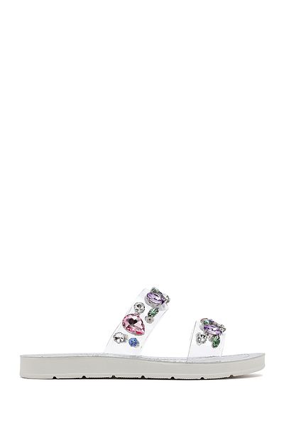 Derimod Women's Multicolored Stone Slippers 25Sfe4632Pv