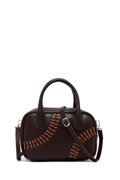 Derimod Women's Brown Long Strap Classic Shoulder Bag 25Sbd202418
