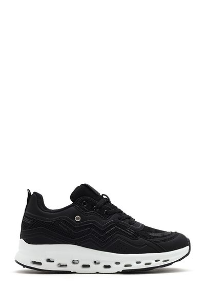 Derimod Women's Black Lace-Up Thick Sole Sneaker 25Sfe495714