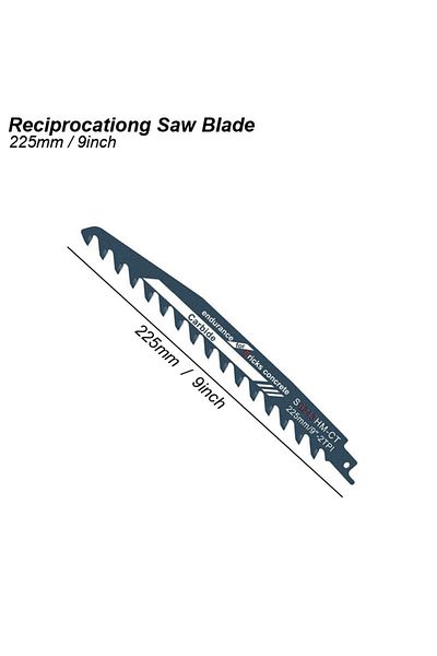Choice Saw Blade Brick 9in Reciprocating Saw Blade Demolition Masonry Saber Carbide Alloy Hard Cut Brick Wo