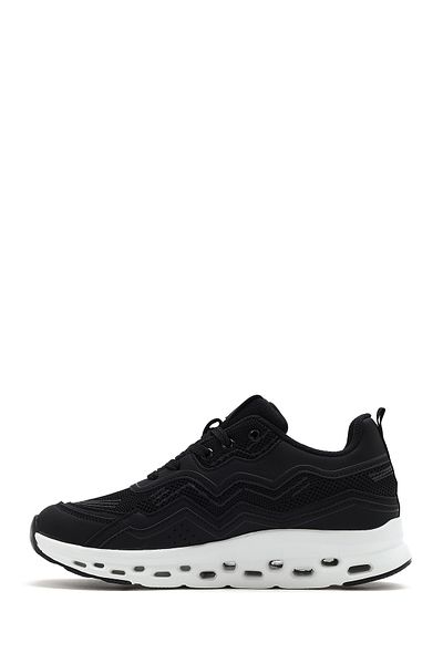 Derimod Women's Black Lace-Up Thick Sole Sneaker 25Sfe495714
