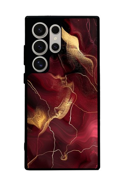 BGAKSESUAR Samsung Galaxy S22 Ultra Compatible Matte Black Case – Soft Silico...