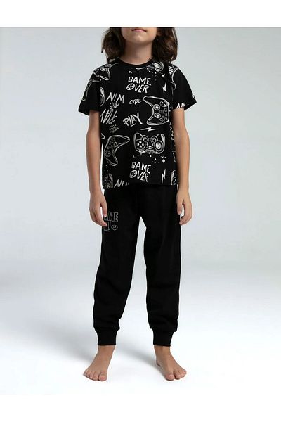 Loule Male Child Short-Sleeve Two-Piece Pajamas Set Ol.Iv2.Rpo1.002